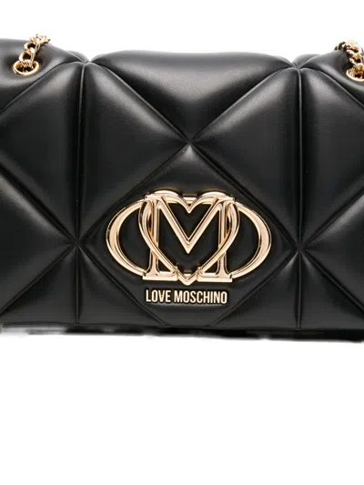 Love Moschino Quilted Shoulder Bag Embossed