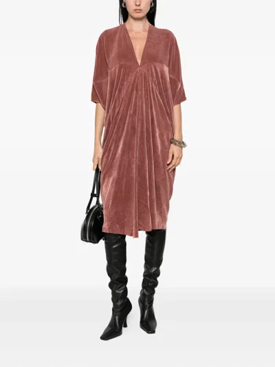 Rick Owens Concordians Kite Velvet Midi Dress