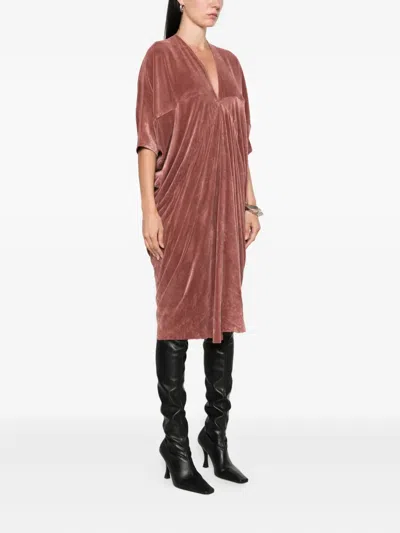Rick Owens Concordians Kite Velvet Midi Dress