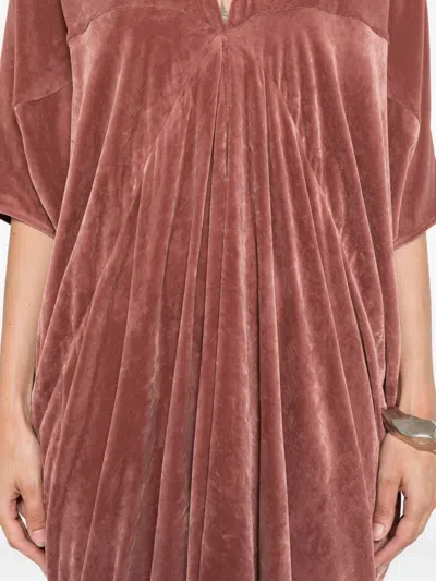 Rick Owens Concordians Kite Velvet Midi Dress