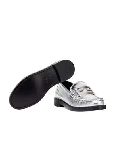 Fendi Baguette Slip-on Loafers
