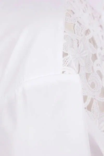 Valentino Crocheted Floral Lace Shirt