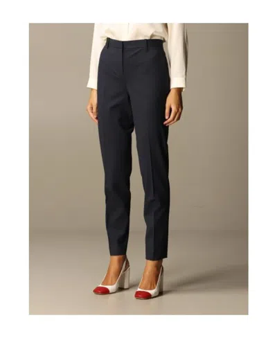 Theory Slim-fit Tailored Trousers In Black