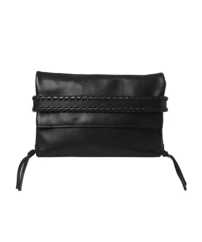 Chloé Mony Leather Clutch Bag