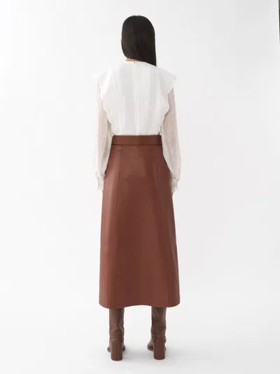 Chloé Flouncy Scalloped Blouse