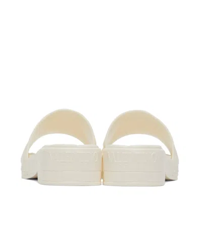 Valentino Logo-embossed Low-heeled Sandals
