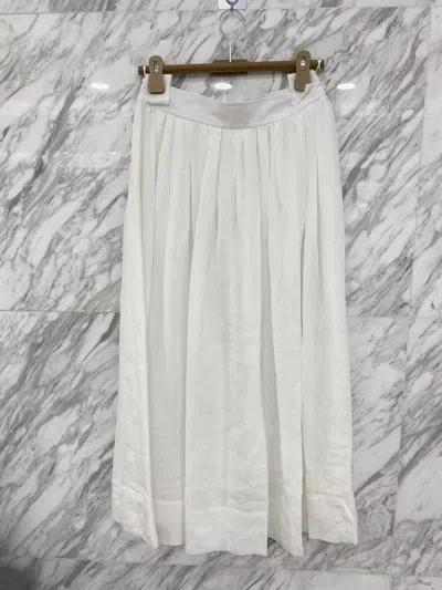 Chloé Zipper Skirt In White