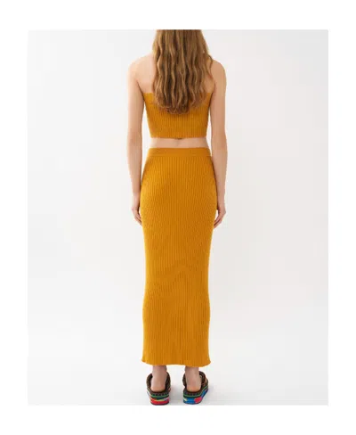 Chloé Ribbed-knit Bandeau Top