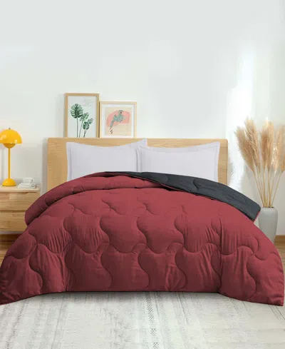 Unikome Lightweight Reversible Quilted Down Alternative Comforter, King