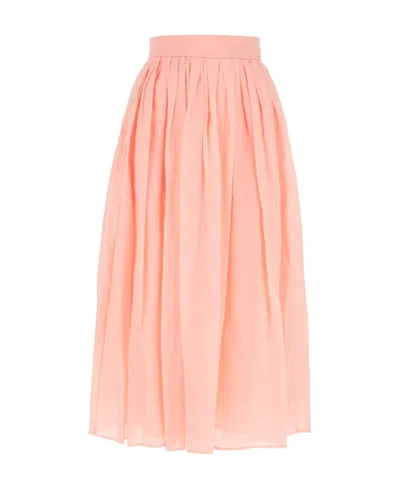Chloé Pleated Skirts In Pink