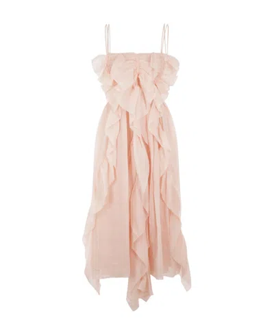 Chloé Ruffled Midi Dress