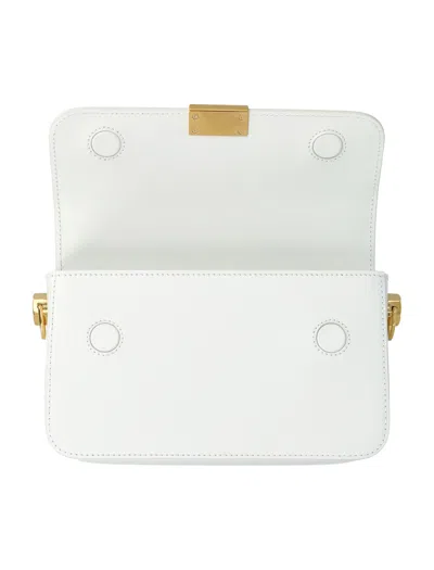 Off-white Binder Clip Foldover Top Crossbody Bag