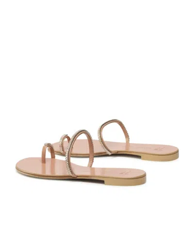 Giuseppe Zanotti Colorful Crystal Flip-flops