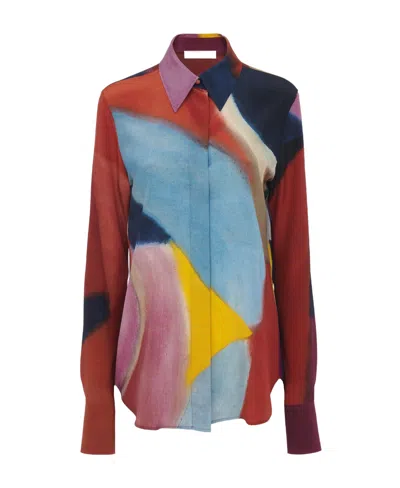 Chloé Printed Long-sleeved Blouse