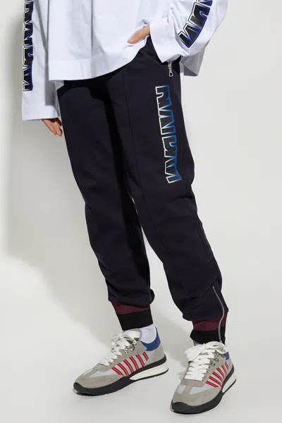 Dries Van Noten Drawstring Sweatpants In Blue