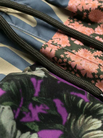 Dries Van Noten Stitched Printed Swimming Trunks