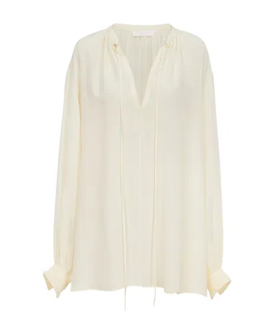 Chloé Lavallière-neck Silk Blouse