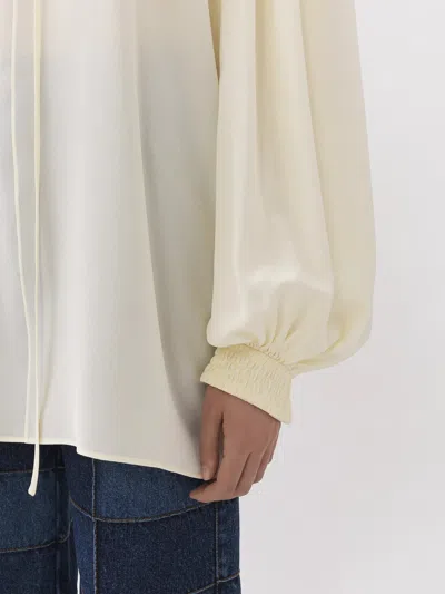 Chloé Lavallière-neck Silk Blouse