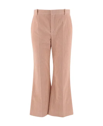 Chloé Cropped Corduroy Trousers