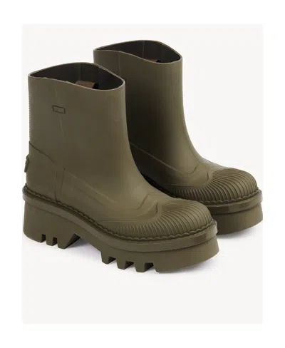 Chloé Round Head Short Rain Boots