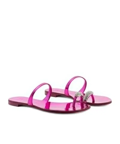 Giuseppe Zanotti Ring Crystal-embellished Flip-flops