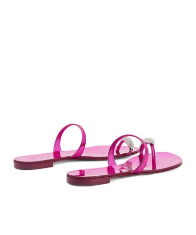Giuseppe Zanotti Ring Crystal-embellished Flip-flops