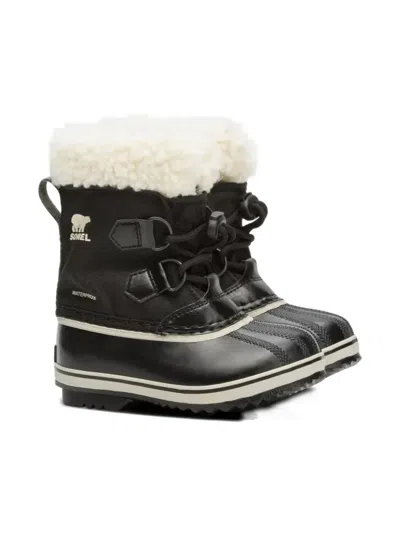 Sorel Kids Boots Childrens Yoot Pac Nylon For For Boys And For Girls In Black