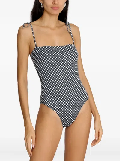 Lygia & Nanny Winona Gingham-check One-piece Swimsuit