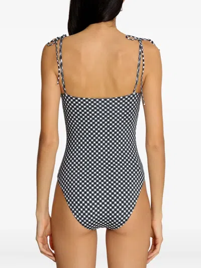Lygia & Nanny Winona Gingham-check One-piece Swimsuit