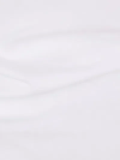 Rohe Asymmetrical White Organic Cotton Woven T-shirt In White