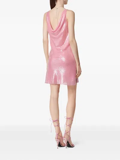 Versace Sequinned Slip Mini Dress