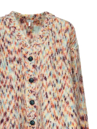 Loewe Multicolor V-neck Cardigan In Multi