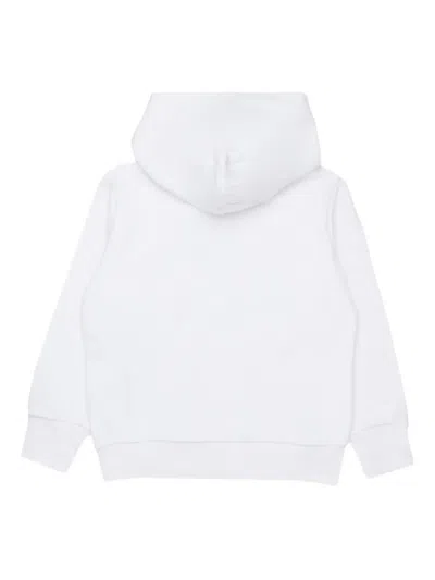 Diesel Sdropshood Over Logo-print Hoodie In White