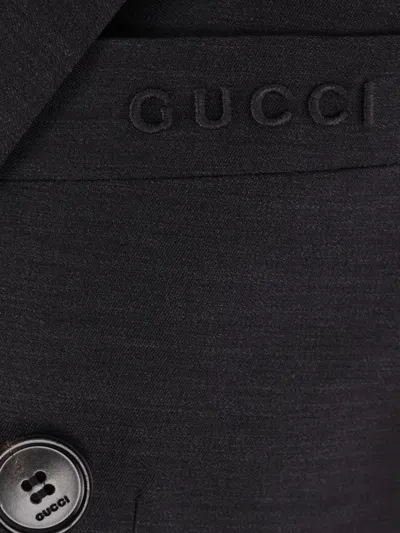 Gucci Double-breasted Wool Blazer