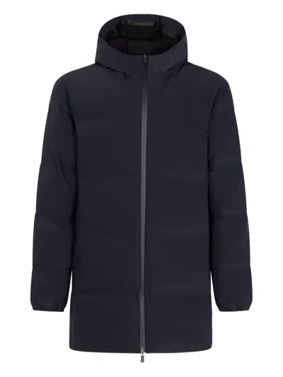Herno Men Midi Hooded Down Jacket