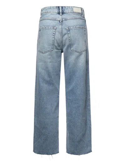 Icon Denim Jill Frayed-edge Jeans In Blue