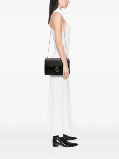 Pre-owned Gucci 2016-2025 Medium Dollar Calfskin Interlocking G Crossbody Bag