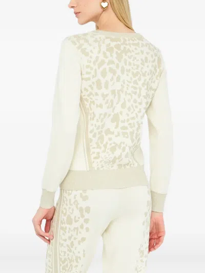 Liu •jo Animal Print Jumper In Neutral