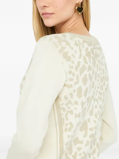 Liu •jo Animal Print Jumper In Neutral