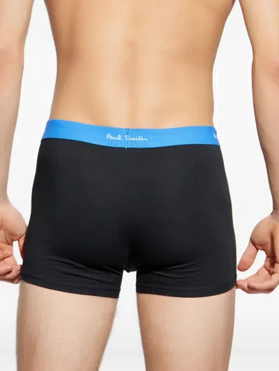 Paul Smith Organic Cotton Boxer Shorts In Black