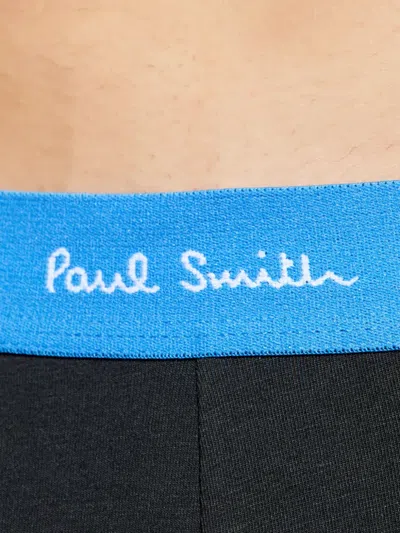 Paul Smith Organic Cotton Boxer Shorts In Black