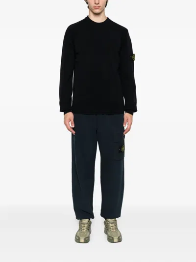 Stone Island Organic Cotton Crewneck Sweatshirt