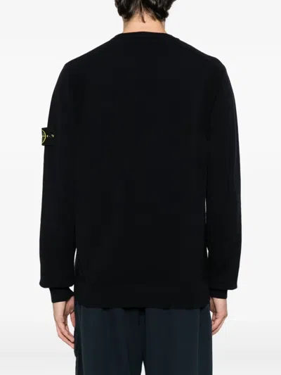 Stone Island Organic Cotton Crewneck Sweatshirt