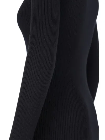 Nili Lotan Roxy Ribbed Button-front Maxi Dress In Black