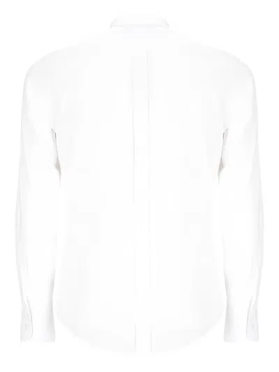 Raf Moore Long-sleeve Button-up Shirt In White