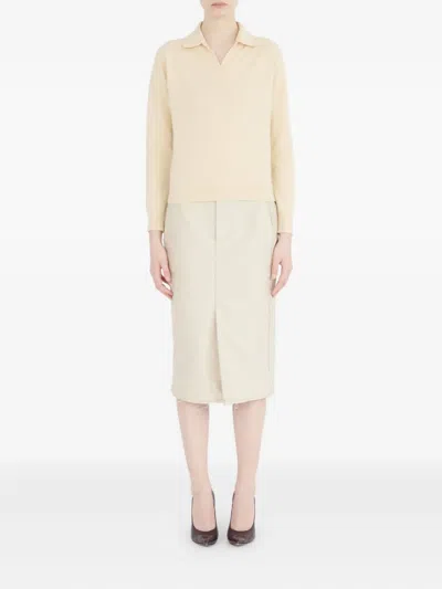 Maison Margiela Virgin Wool Polo Shirt