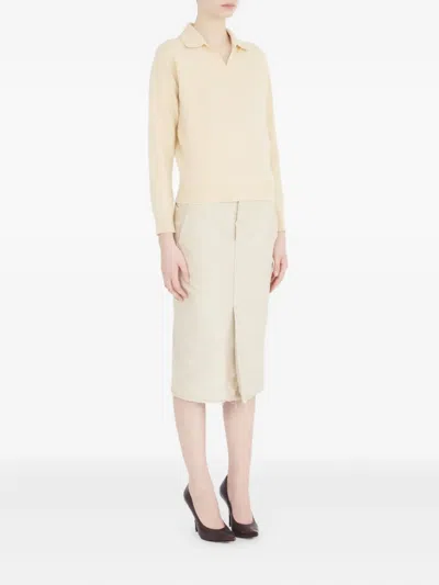 Maison Margiela Virgin Wool Polo Shirt