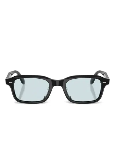 Oliver Peoples Square-frame Sunglasses In Black