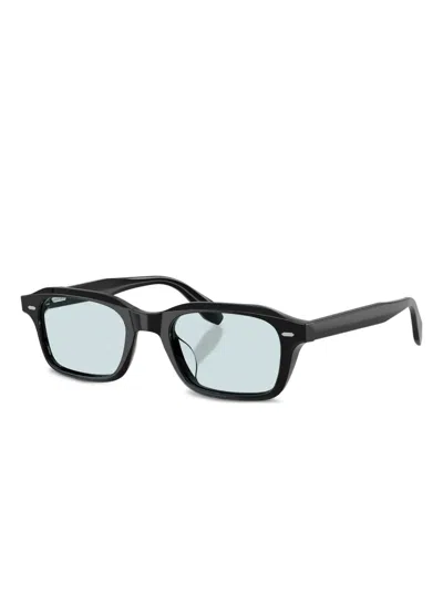 Oliver Peoples Square-frame Sunglasses In Black