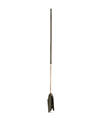 Saint Laurent Cassandre Phone Holder In Smooth Leather
